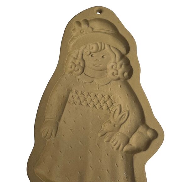 Vintage 1992 Brown Bag Cookie Art Shortbread Doll Mold - Picture 4 of 4